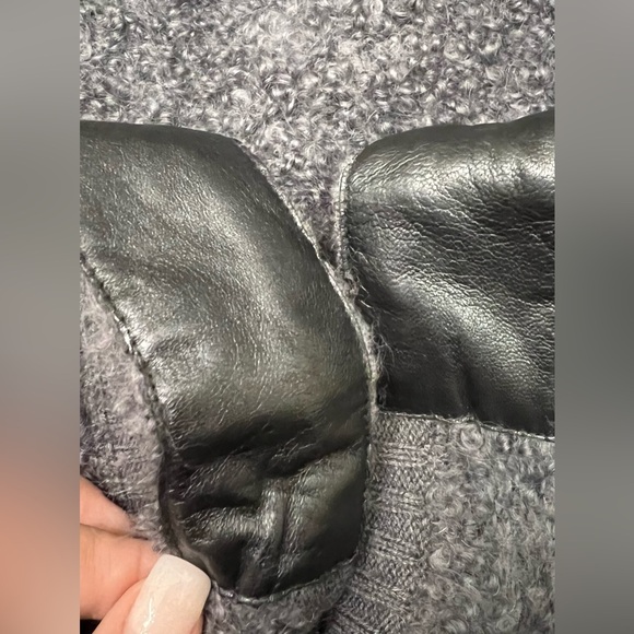 Alice Yim - Designer Luxury, mohair, lamb leather, dress or tunic, quality!  S - Picture 5 of 5